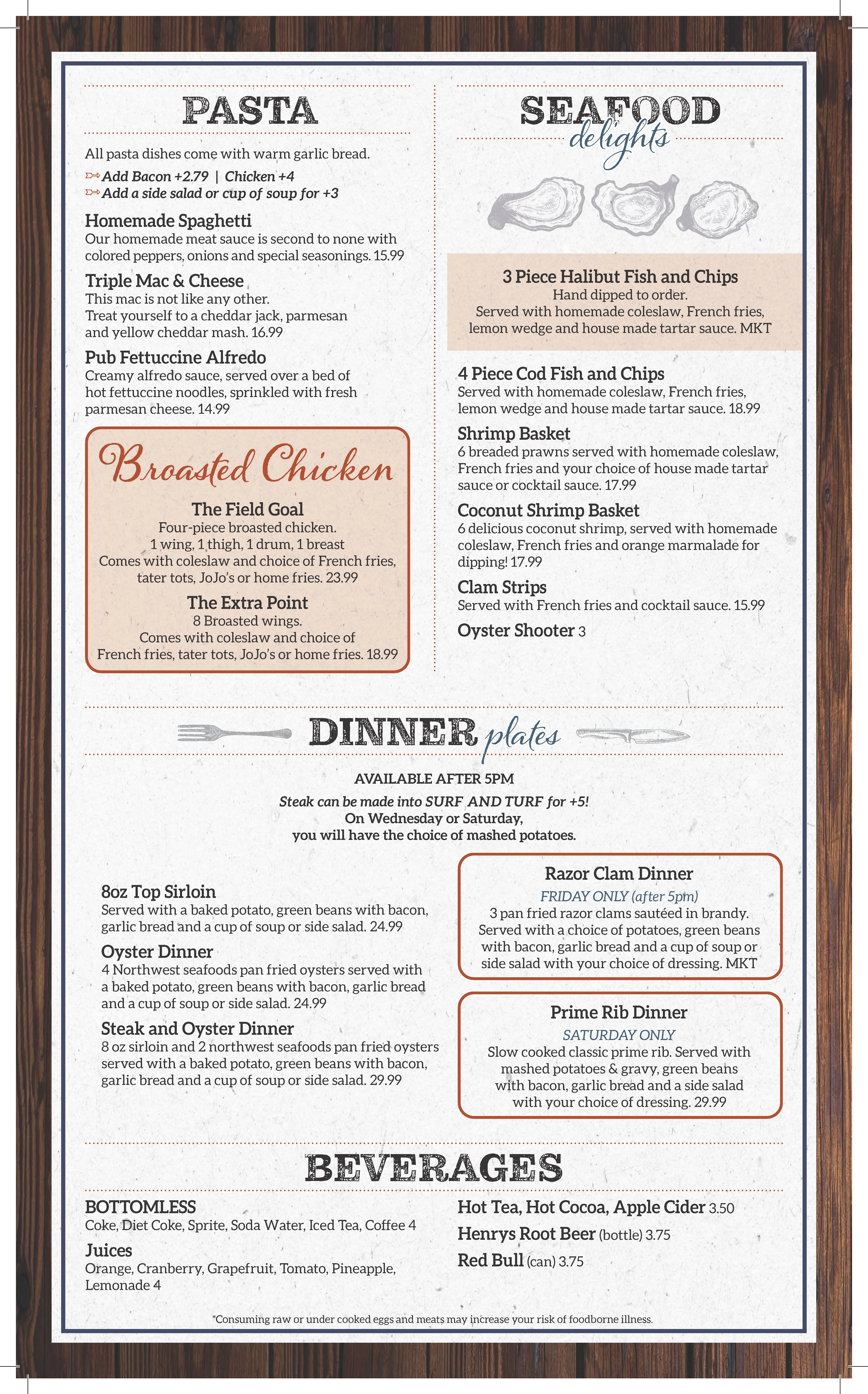 Aurora Colony Pub main menu — page 4